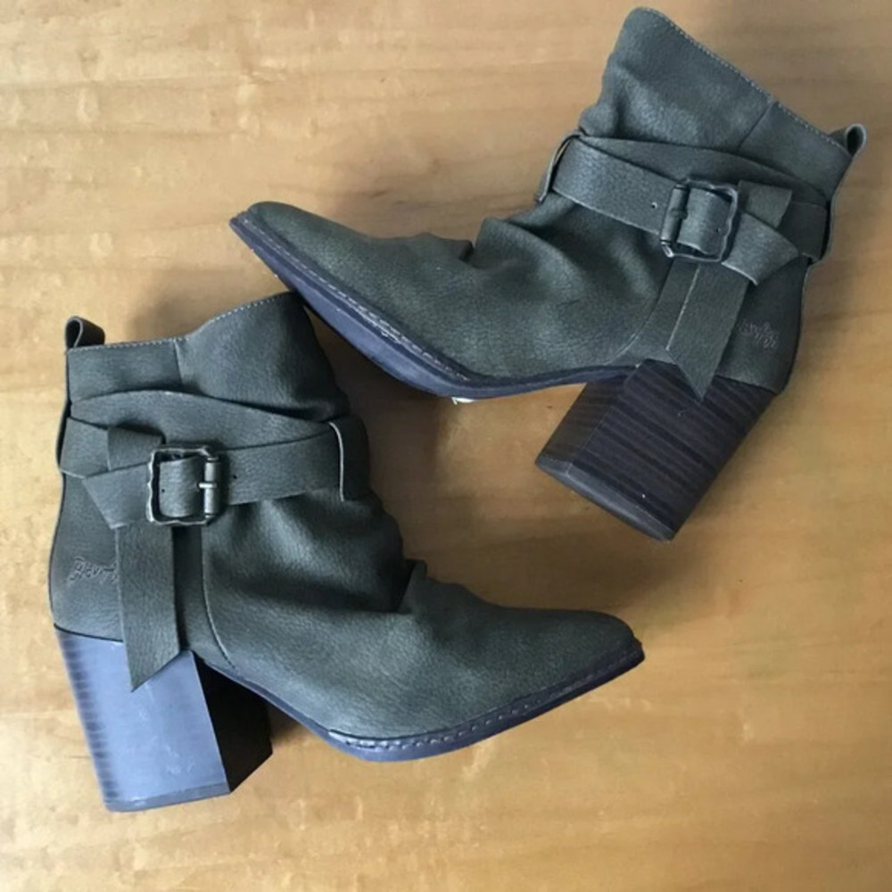 BLOWFISH PAULINE BOOTIES ANKLE BOOTS WOMEN *1 pull tab on is missing US 7